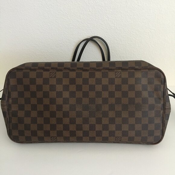 Louis Vuitton Neverfull GM Damier Authentic Tote Bag Brown Canvas with Dust Bag - Picture 4 of 16